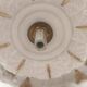 Large hand-painted gilded chandelier mangani ceramiche porcelain