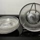 4 Baccarat plates in Greek key pattern 19th century
