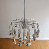 Sputnik space age chandelier 9 lights 1970s