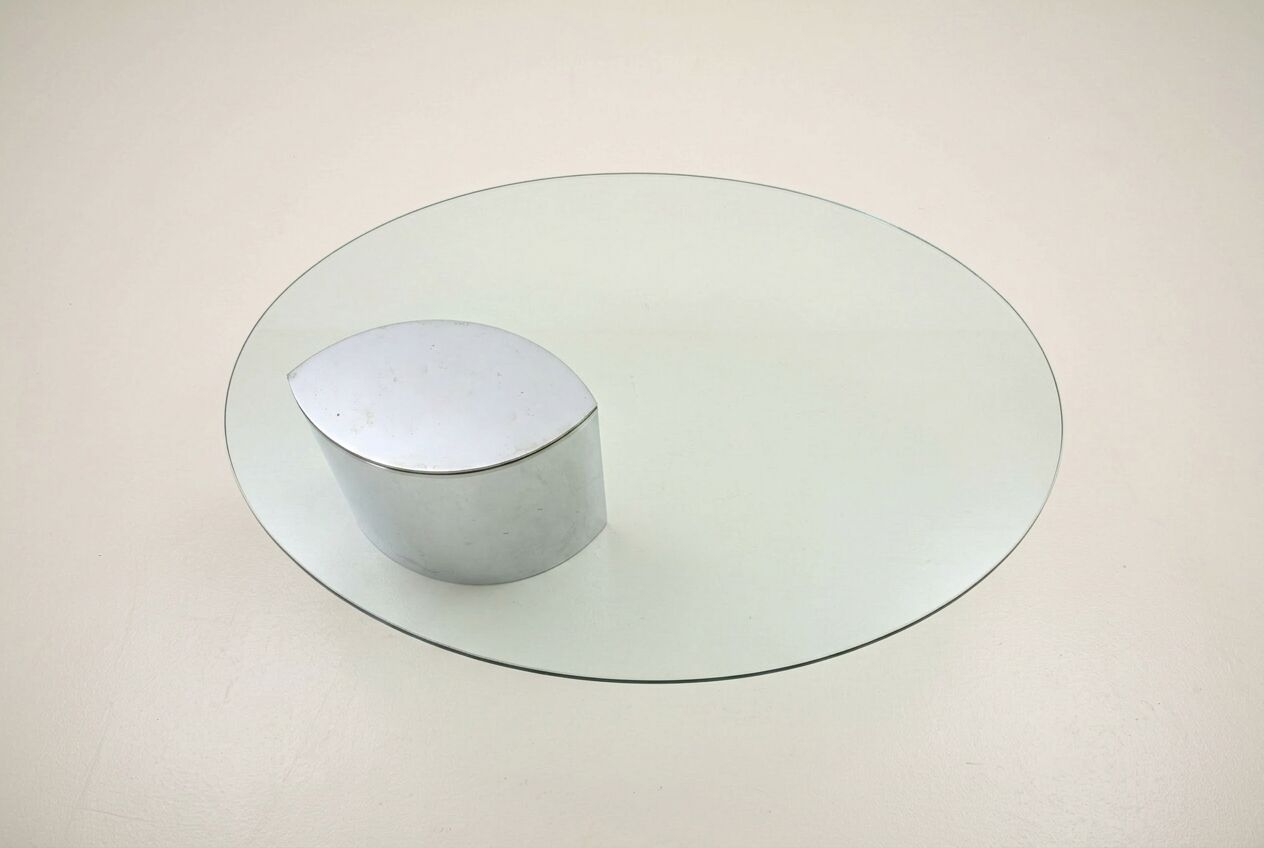 Italian coffee table "Lunario" by Cini Boeri for Gavina