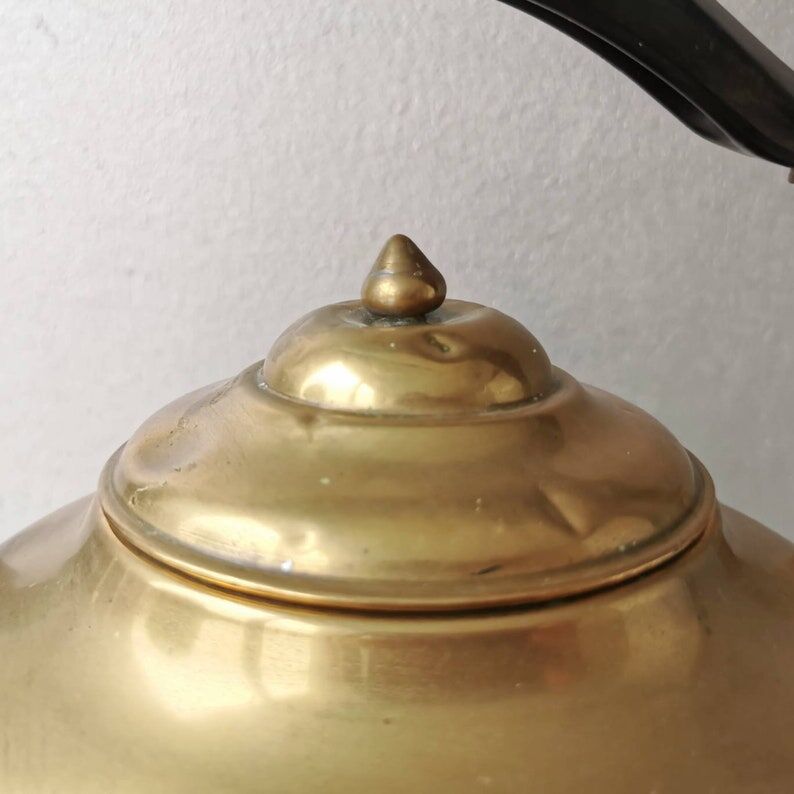 Vintage copper teapot, 1960s
