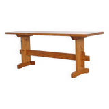 Vintage wood bench from the 1970s