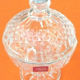 Crystal sugar bowl from Arques, Paris, 1970s