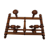 Porte manteaux mural en bois fruitier