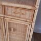 Rattan stand shelf and canning 50s