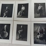 6 photographies en noir et blanc, tirage argentique 1964 à Chicago