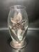 Vase en verre et en étain