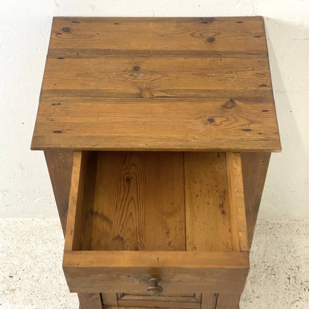 Minimalist vintage 50's bedside or side table