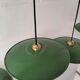 Suspensions in enamelled sheets