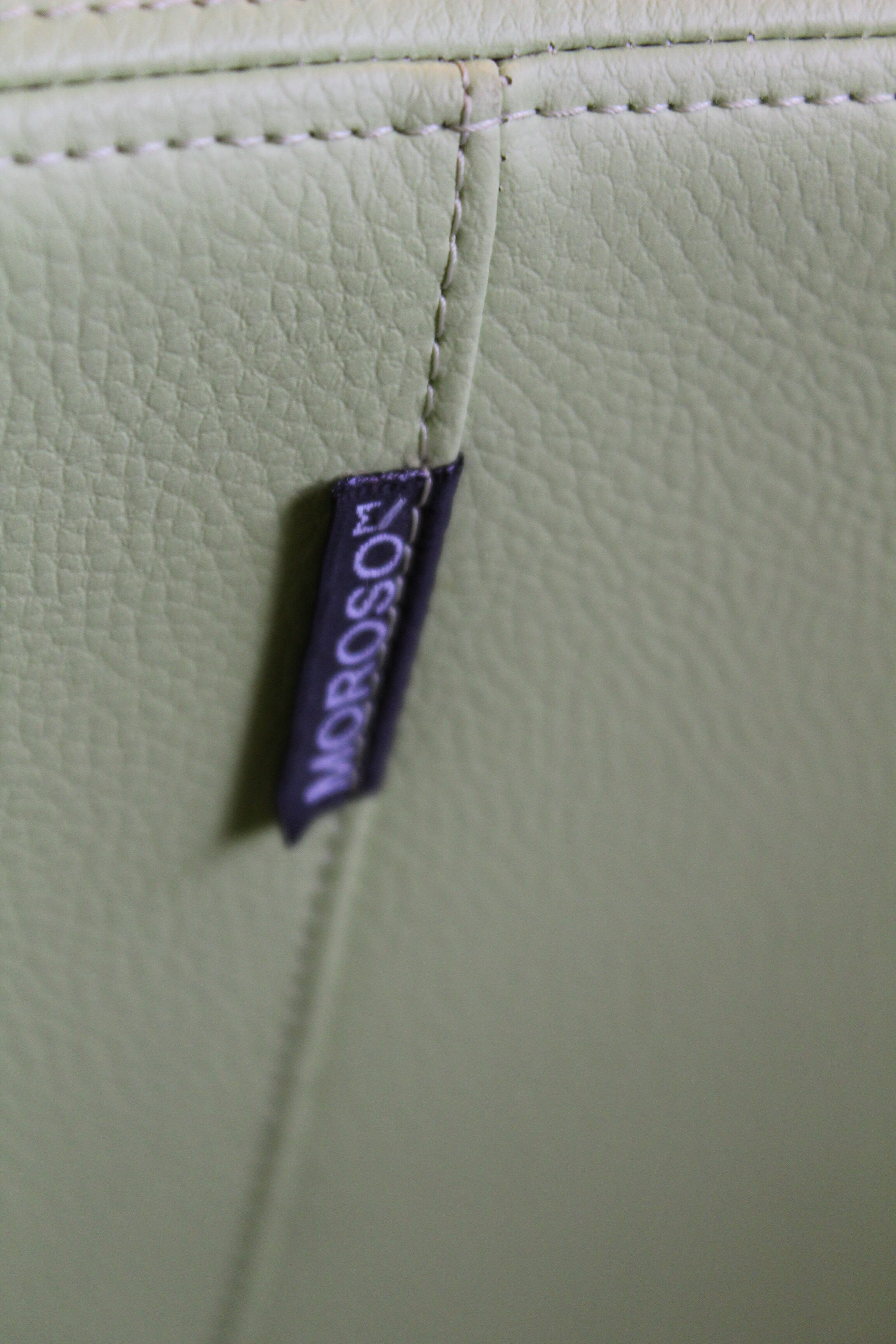 Pair of seat or couch Moroso leather