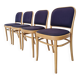 Vintage Bentwood Dining Chairs - Set of 4 - Joseph Hoffmann Thonet Design