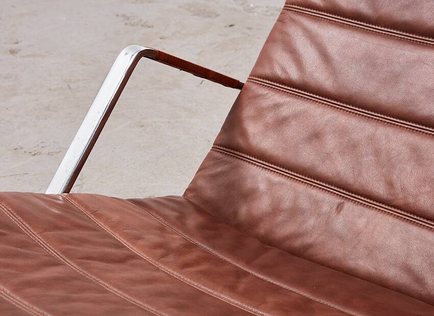 Fauteuil lounge Preben Fabricius & Jorgen Kastholm Grasshopper pour Kill Germany 1967