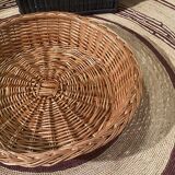 Wicker round basket