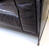 Fauteuil lounge en cuir Matteo Grassi Korium KM 3/1 par Tito Agnoli, 1980