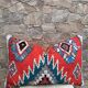 Vintage Berber Kilim cushion cover: Moroccan wool cushion