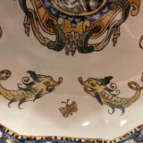 Melonniere in fine polychrome earthenware from Gien