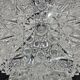 Starry Pattern Crystal Bowl, American, American Brilliant Cut Glass, 1920s.