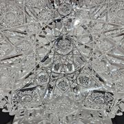 Starry Pattern Crystal Bowl, American, American Brilliant Cut Glass, 1920s.