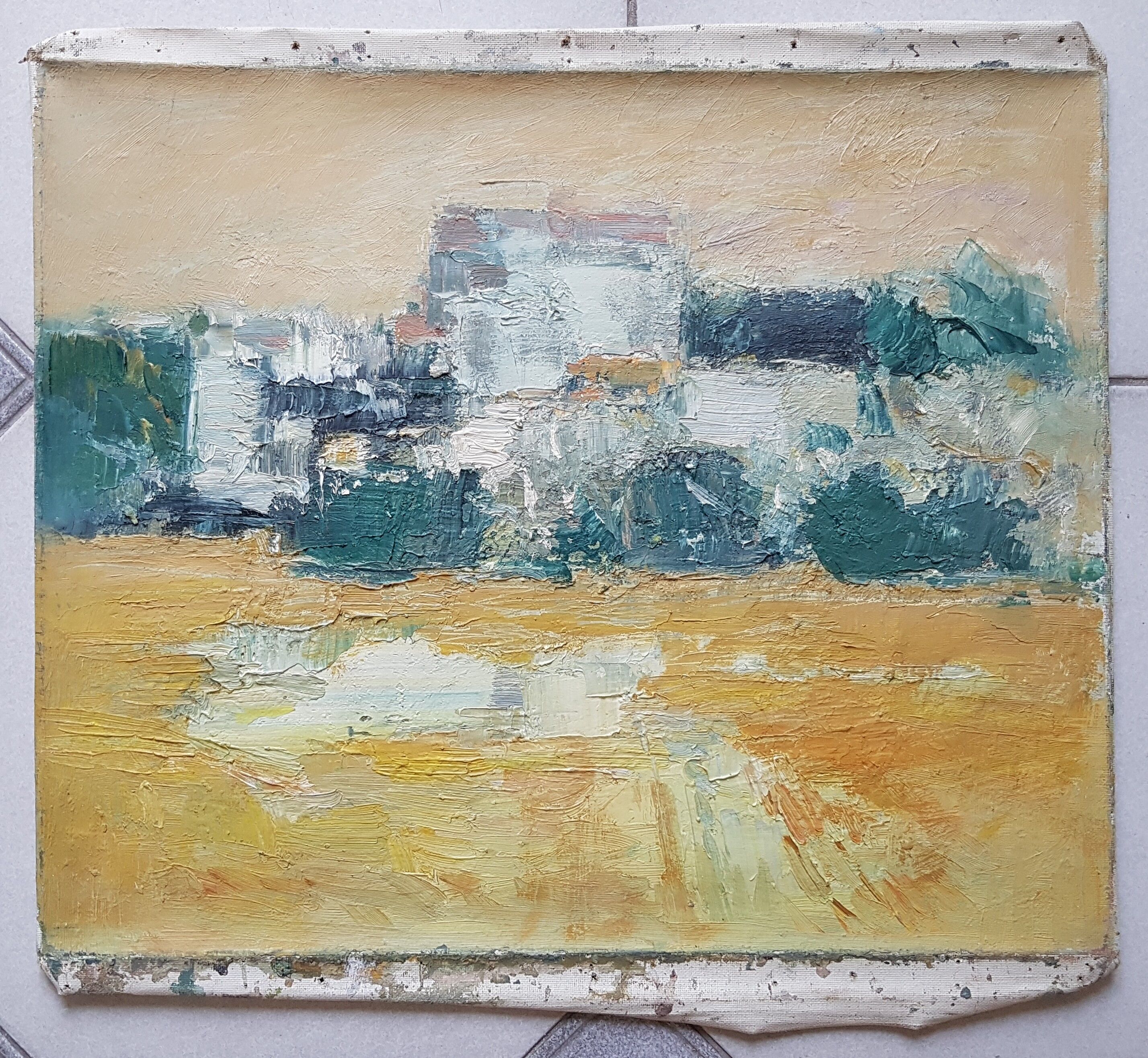 Painting by Nagao Usui: "Landscape of the South"