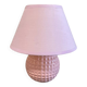 Vintage pink ceramic lamp
