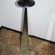 1990s floor lamp – metal and glass