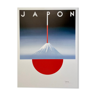Original poster Razzia - Japan - Signed by the artist - entoilé / On linen