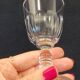 Lot 6 anciens verres a vin porto cristal, Baccarat Modèle Clermont Côtes Plates