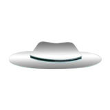 Hat mirror by Georges Mathias