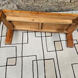 Vintage solid wood mortise and tenon coffee table