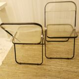 Chaises pliante en plexiglass
