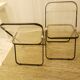 Plexiglass folding chairs
