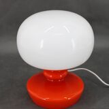 1970s Stepan Tabery Opaline Glass Table Lamp, Czechoslovakia