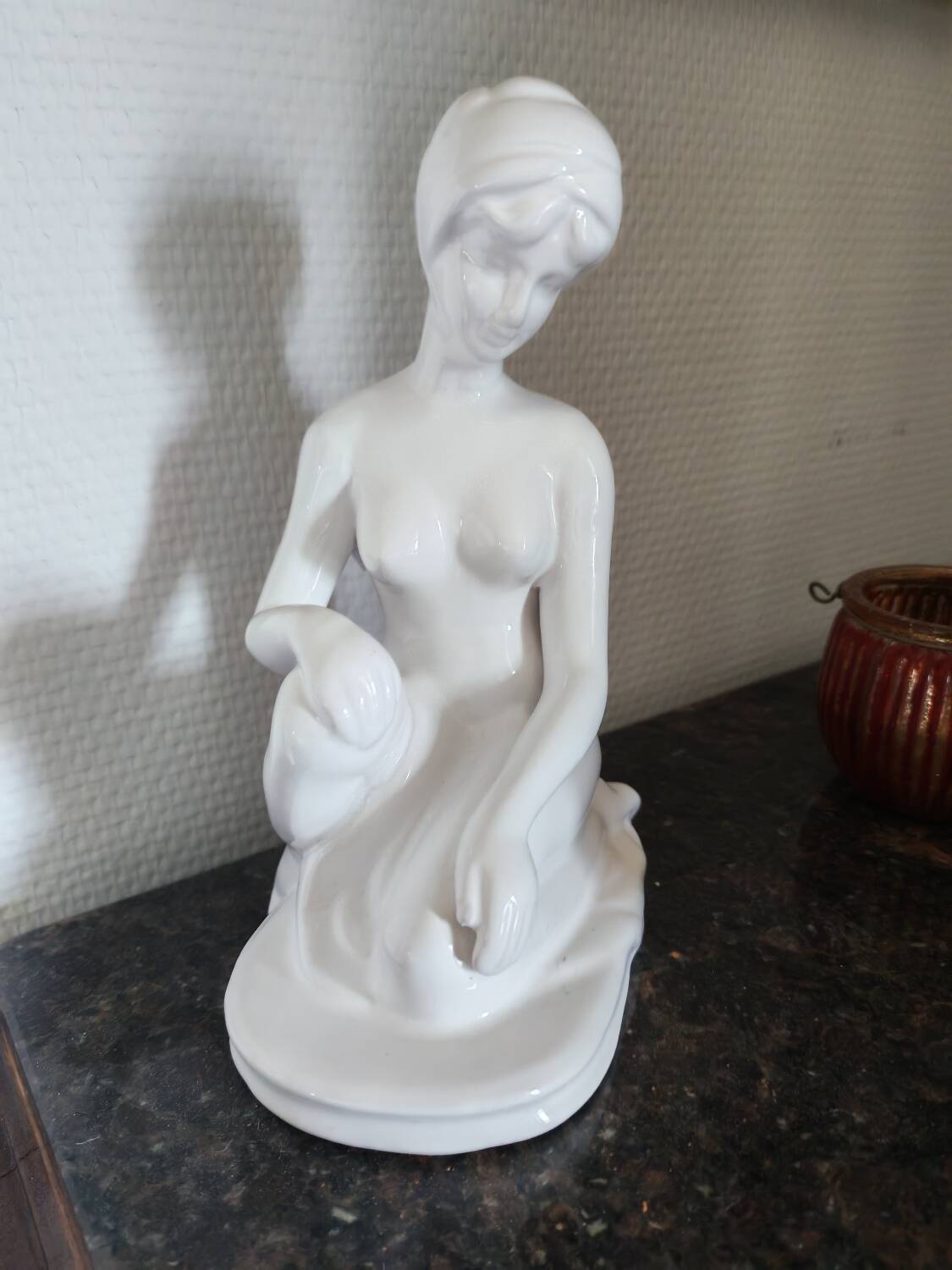 Ceramic female sculpture