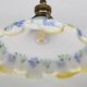 Art Deco Ceiling Lamp, Scailmont Belgium Glass Shade, 1930s