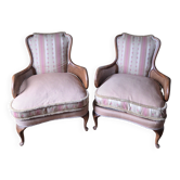 Pair of Chippendale armchairs