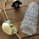 Vintage glass globe lamp