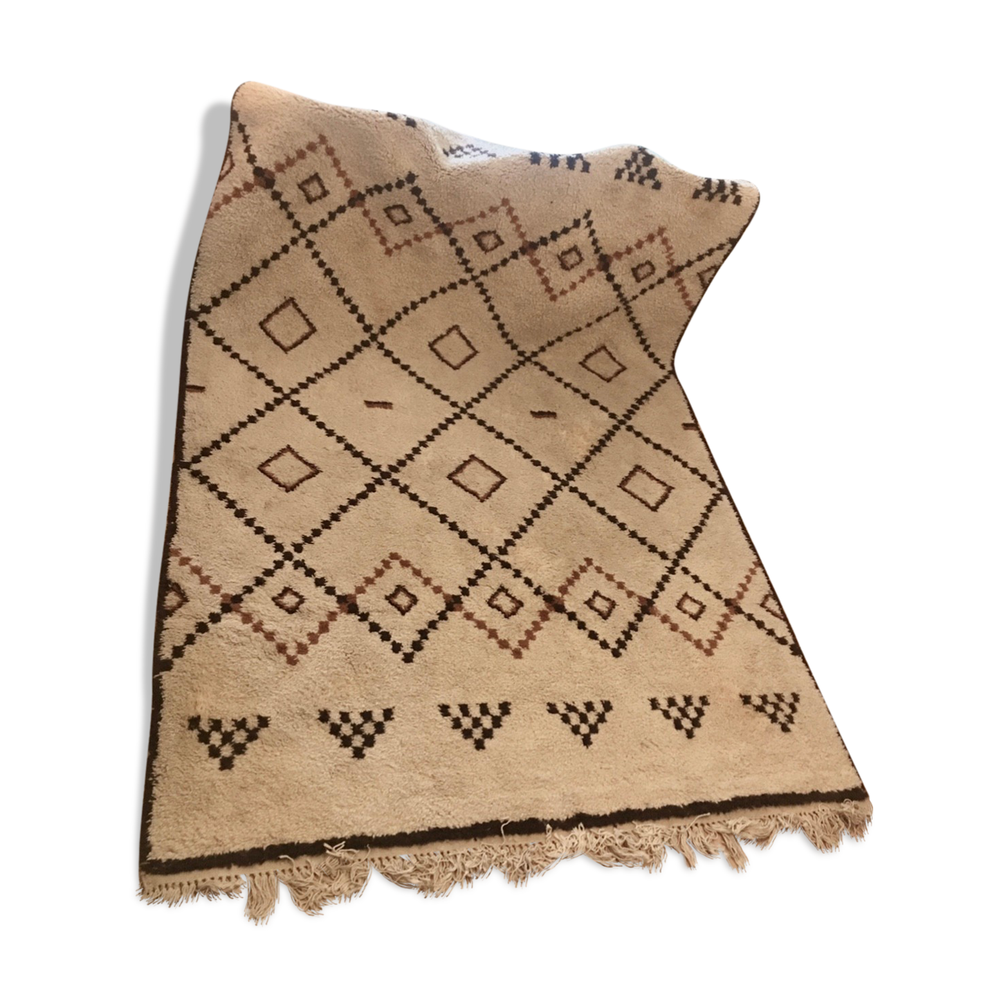 Large vintage Berber carpet 200 x 300 cm