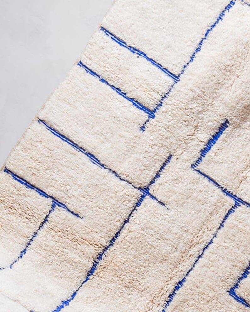 Handmade Berber rug size 2/3 m