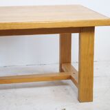 Solid oak farmhouse table