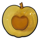 Vintage pressed glass apple salad bowl