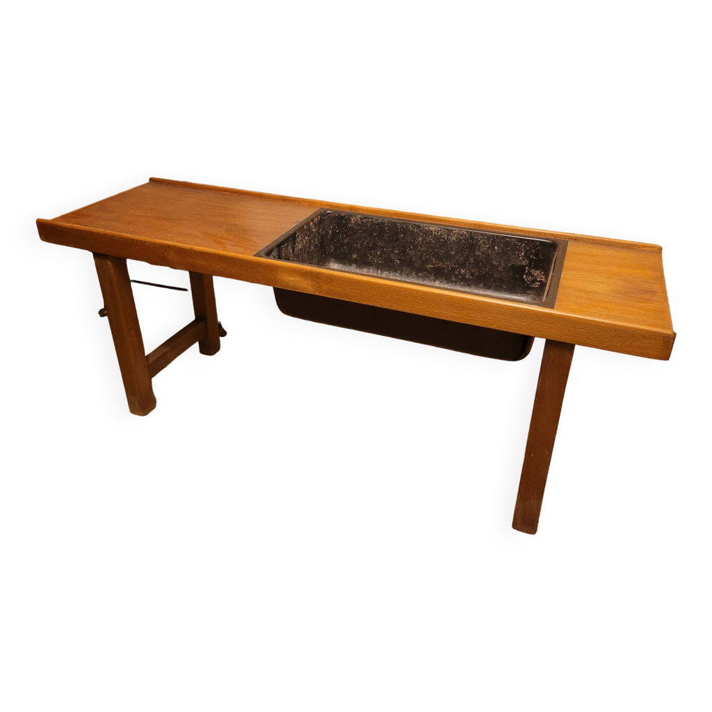 Vintage Scandinavian Teak Planter Console | Selency