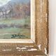 Painting "River of the Alps", Oil on panel, framed
