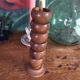 Series of 6 wooden coquetiers