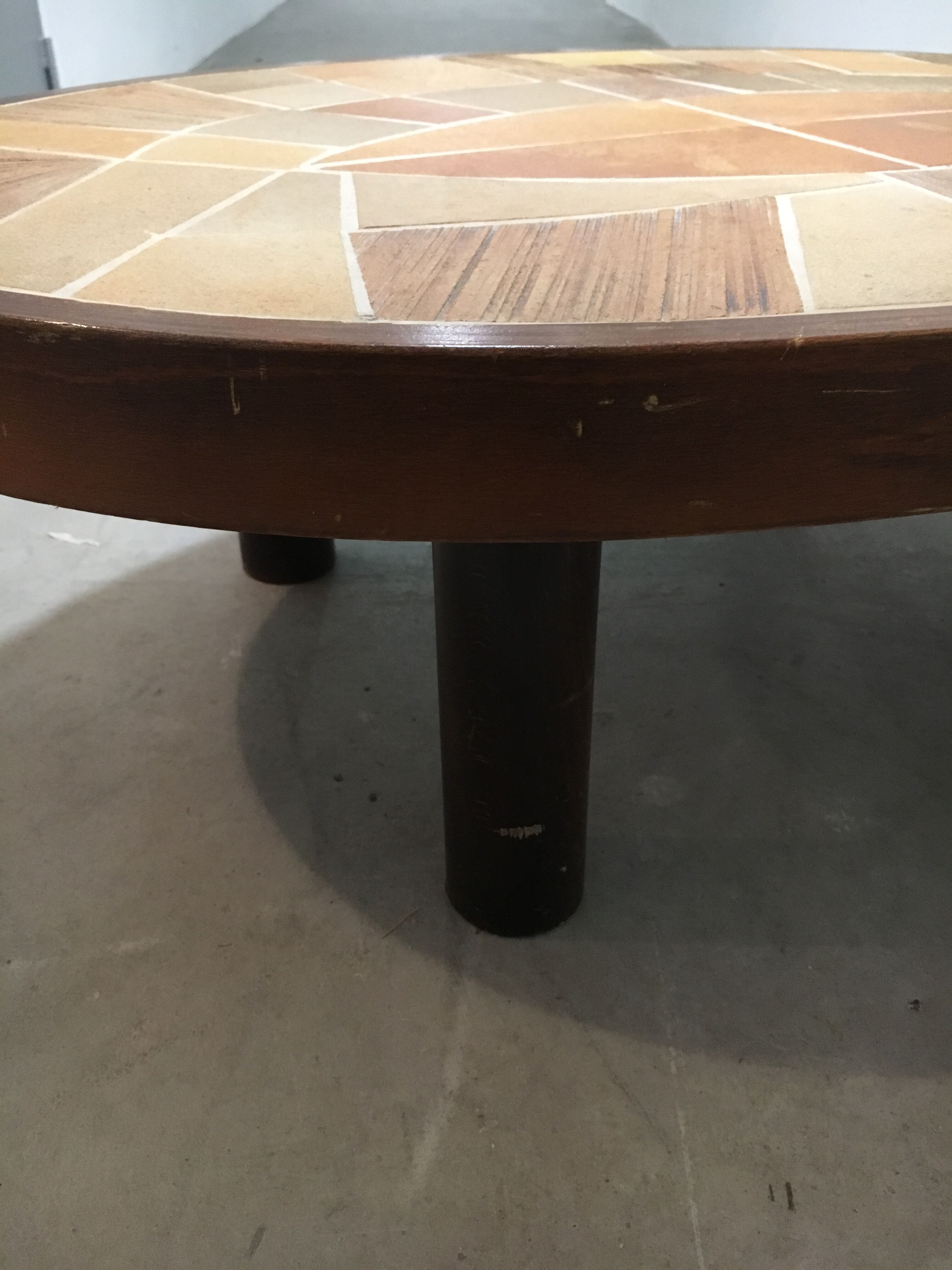 Table basse céramique vintage Vallauris