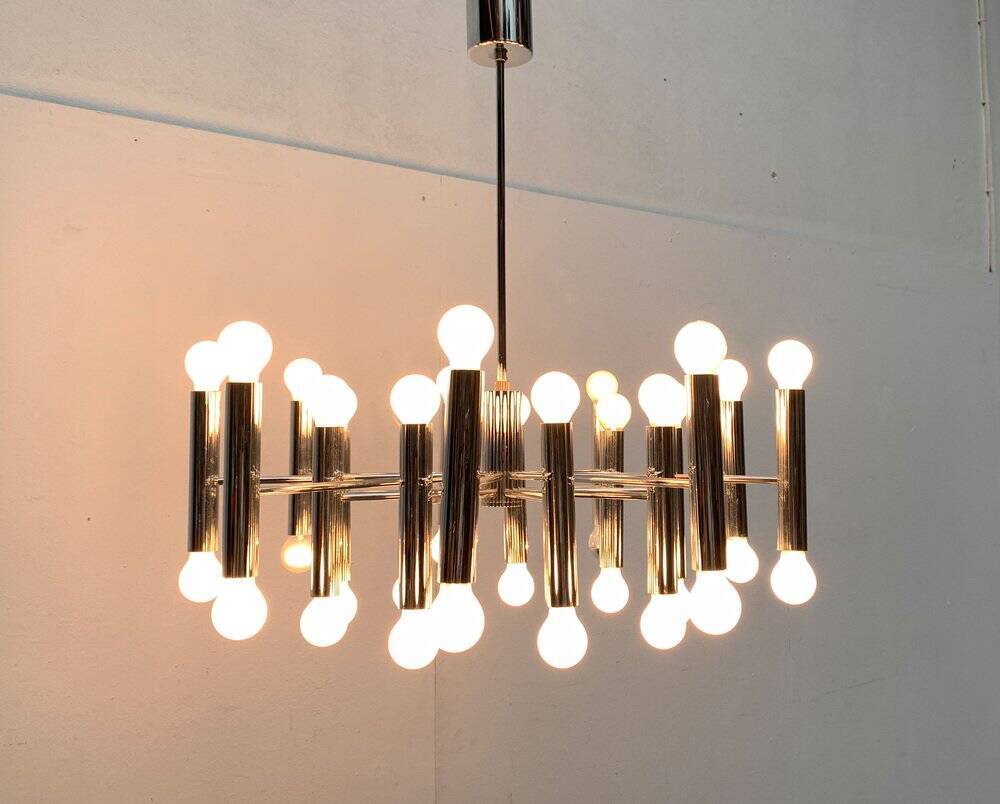 German lustre from the mid-century space age by Doria Leuchten, 1960s.