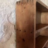 Antique wooden craft shelf