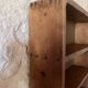Antique wooden craft shelf