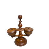 Saleron en bois pivotant ancien 