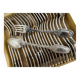 23-piece cutlery set by Boulenger, silver-plated metal with hallmarks.