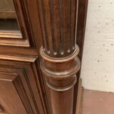 Showcase library in solid walnut Showcase Napoleon III XIX century